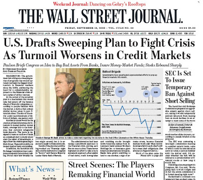 WSJ - Front Page (Sept. 19, 2008)